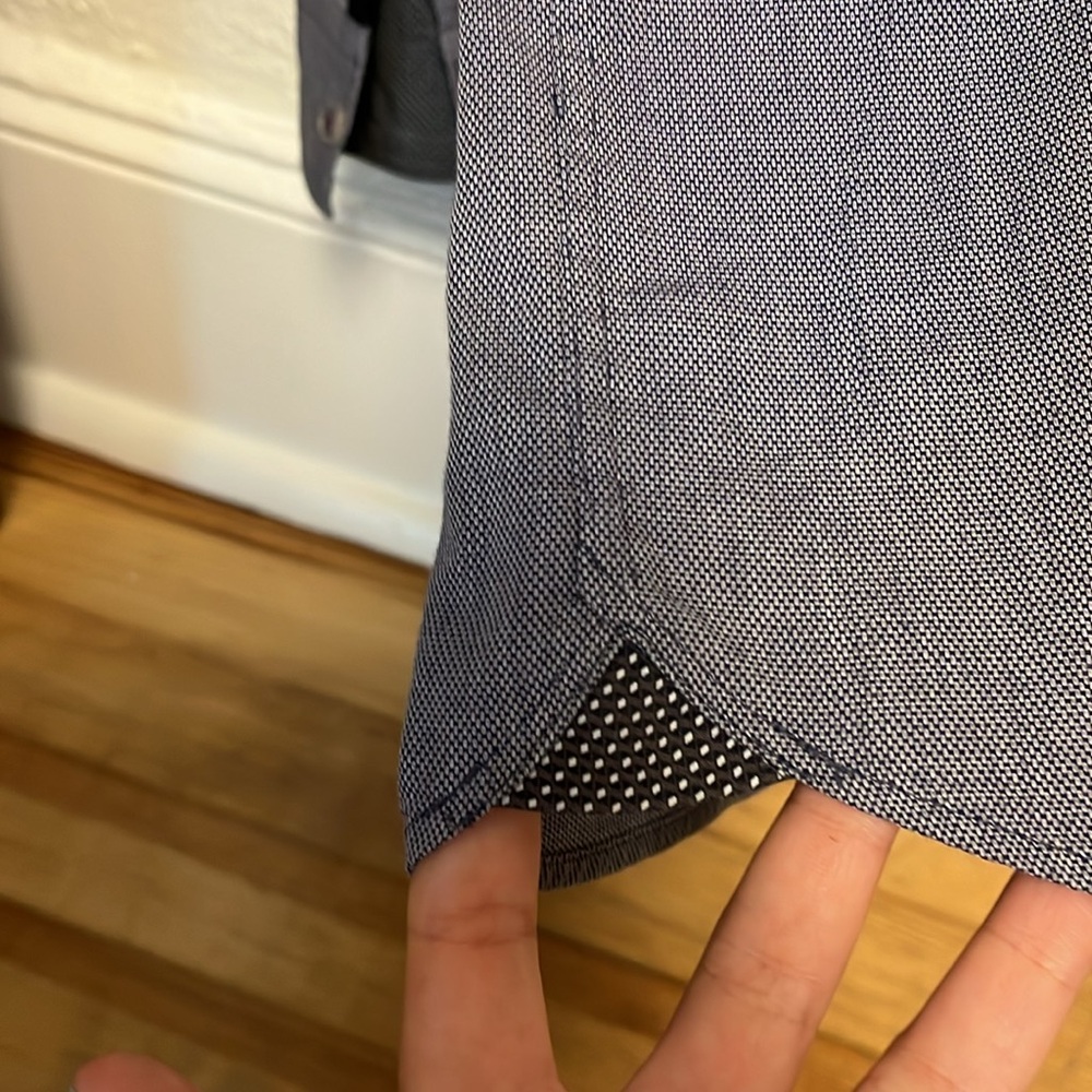 Ted Baker Blue Patterned Button Down - image 4